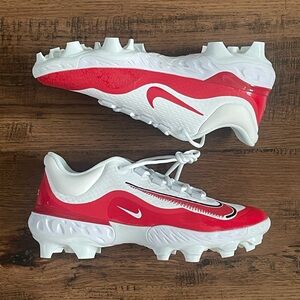 Nike Alpha Huarache Elite 4 Low MCS ‘White Red’ (size mens 9 & 10.5)